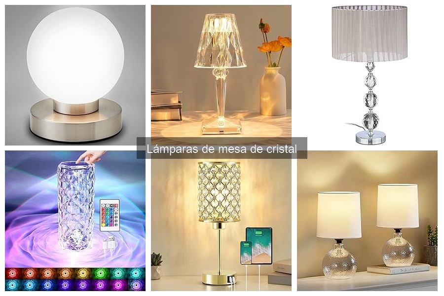 Cómo elegir la lámpara de mesa de cristal adecuada