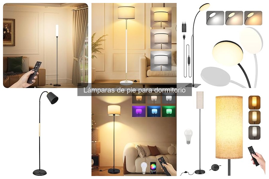 Cómo elegir la lámpara de pie ideal para tu dormitorio