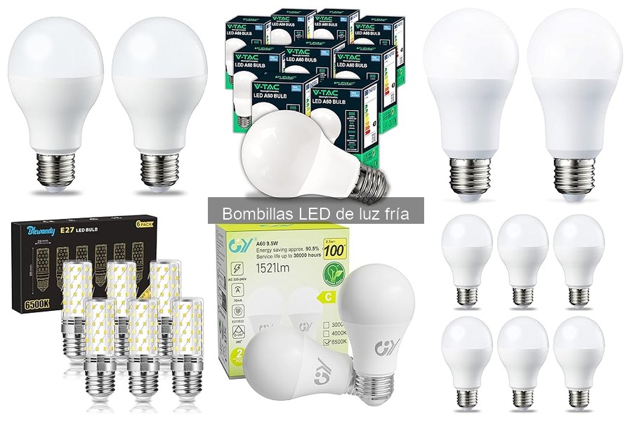 Cómo elegir la temperatura de color en bombillas LED frías