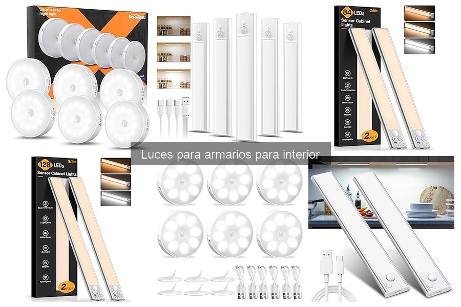 Cómo elegir la temperatura de color para luces de armario