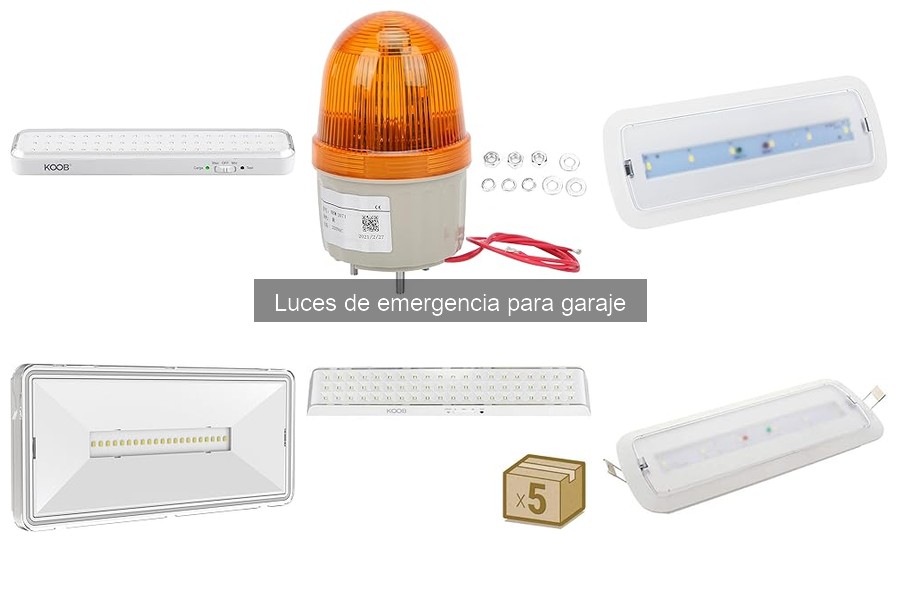 Cómo elegir las mejores luces de emergencia para garaje