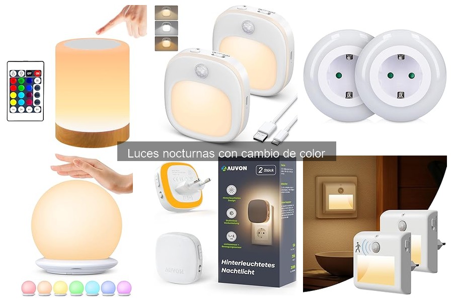 Cómo elegir las mejores luces nocturnas con cambio de color