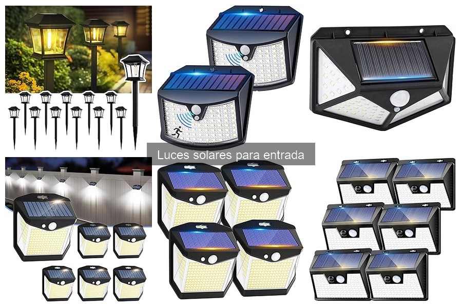 Cómo elegir las mejores luces solares para la entrada