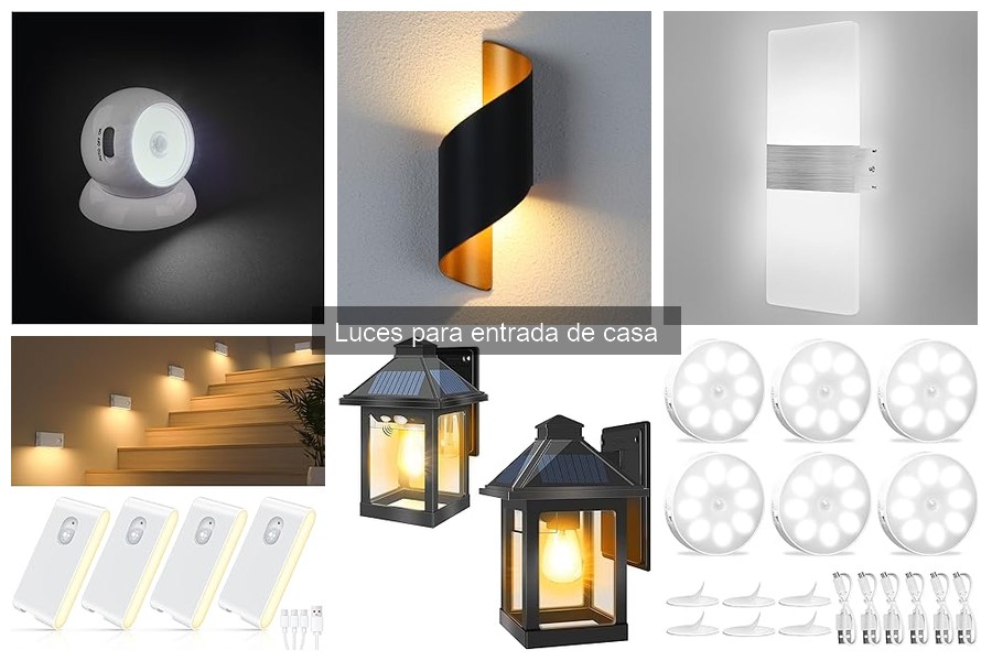 Cómo elegir luces para entrada de casa: guía de compra