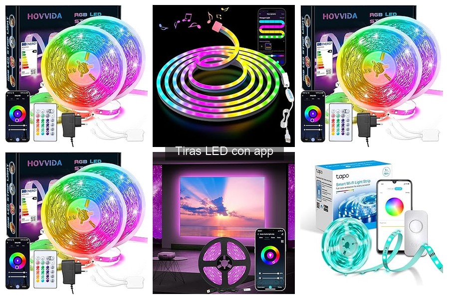 Cómo elegir tiras LED con app para cada uso específico