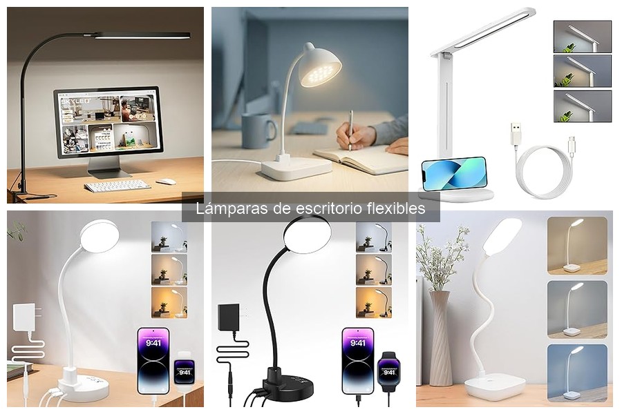 Cómo evitar el deslumbramiento con lámparas de escritorio flexibles
