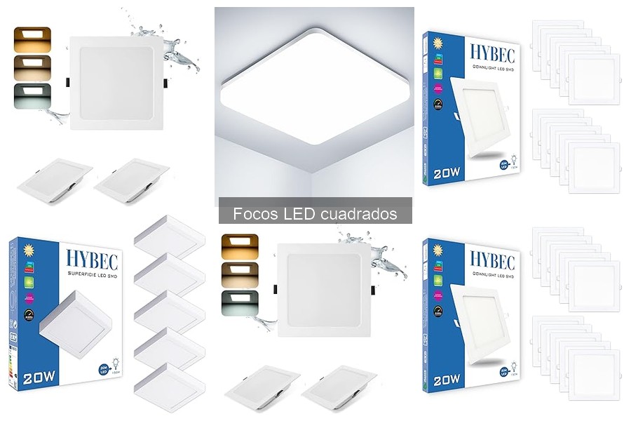 Cómo instalar focos LED cuadrados: Guía paso a paso