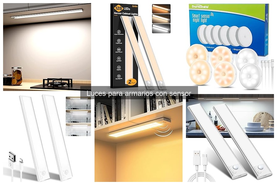 Cómo instalar luces para armarios con sensor fácilmente