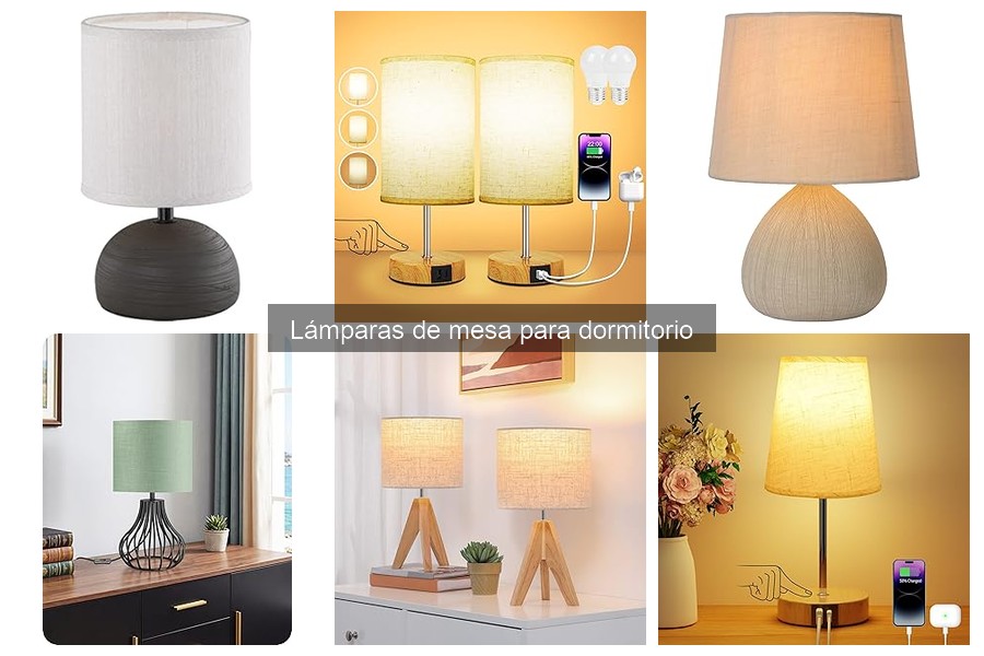 ¿Cómo instalar una lámpara de mesa en el dormitorio?