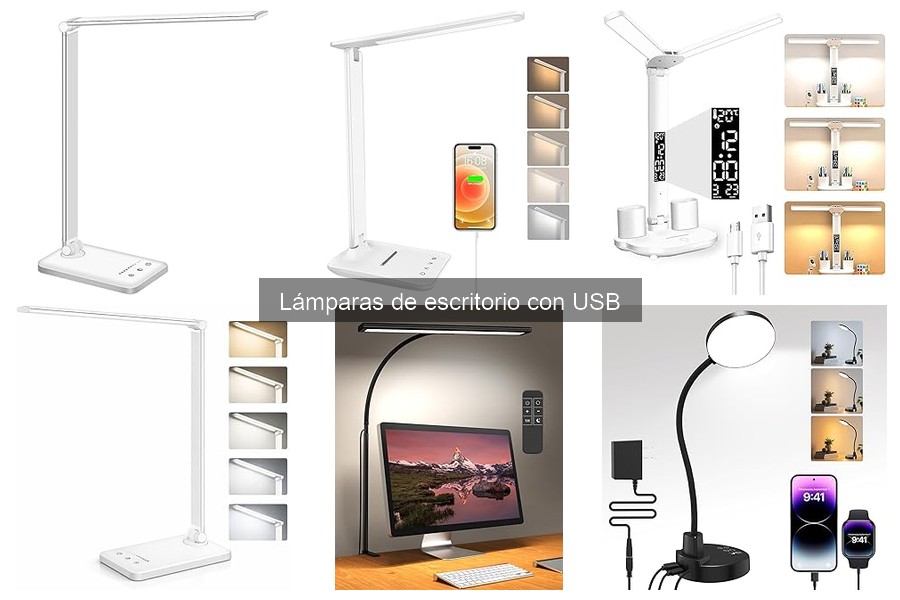 Cómo instalar y configurar lámparas de escritorio con USB