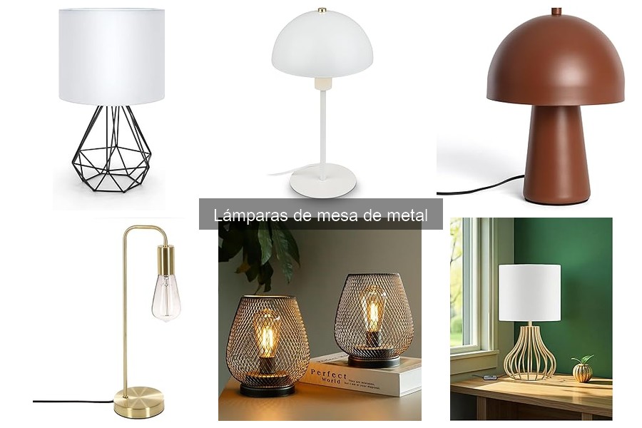 Cómo limpiar y mantener lámparas de mesa de metal