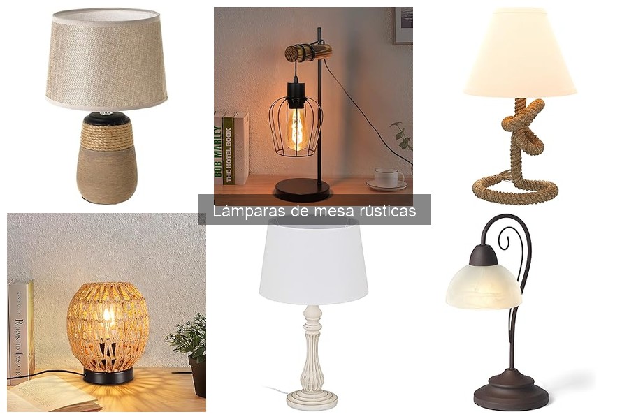 Cómo Limpiar y Mantener Lámparas de Mesa Rústicas
