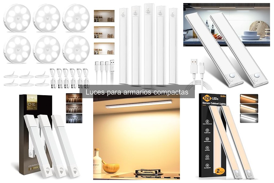 Cómo mantener luces para armarios compactas en buen estado