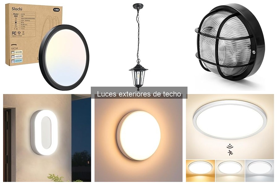 Cómo mantener y limpiar luces exteriores de techo