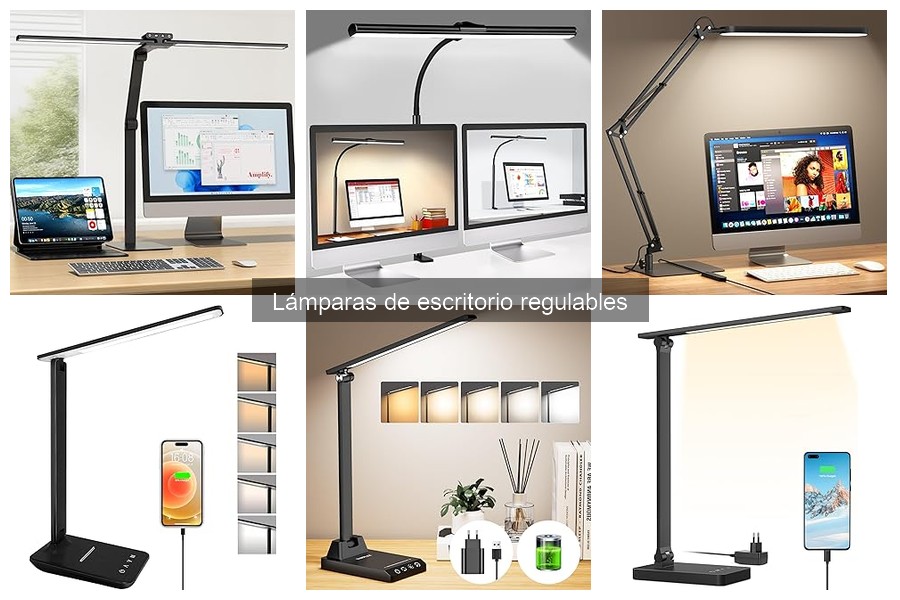 Cómo usar una lámpara de escritorio regulable de manera efectiva