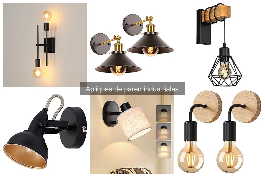 Comparativa: Apliques de Pared Industriales vs. Otros Estilos