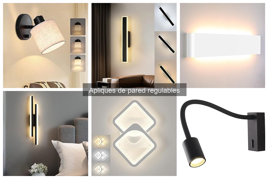 Comparativa: Apliques de Pared Regulables vs Fijos