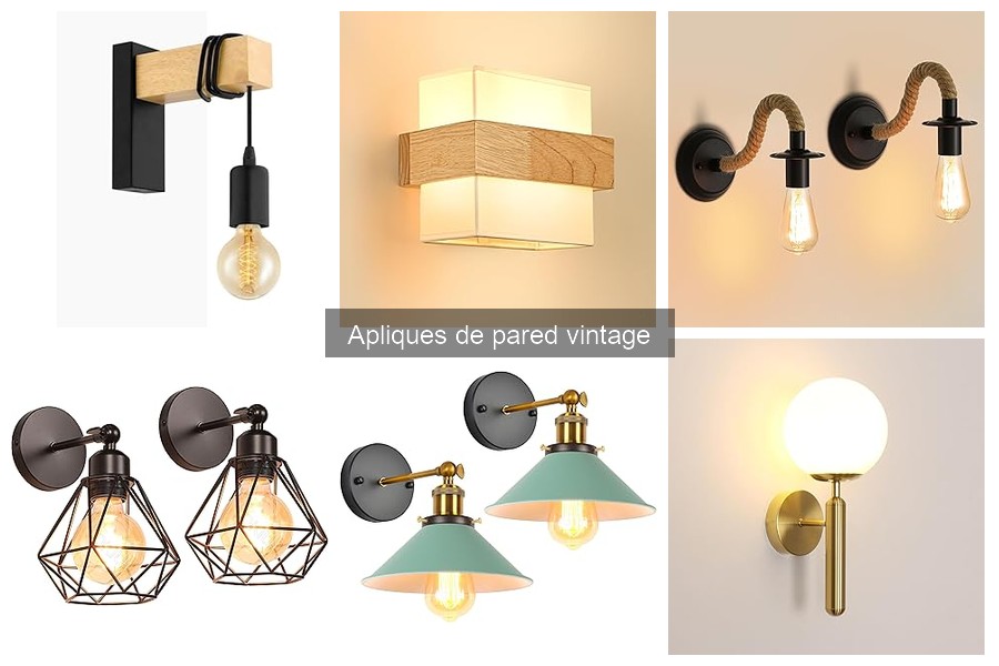 Comparativa: Apliques de Pared Vintage vs Modernos