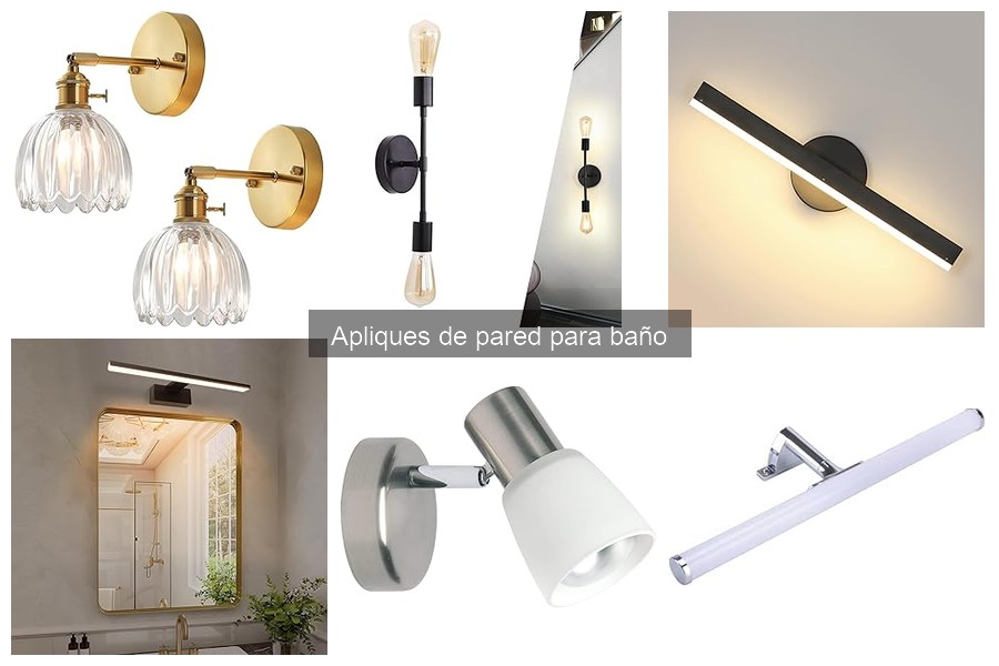 Comparativa: Apliques de Pared vs Otras Luces para el Baño