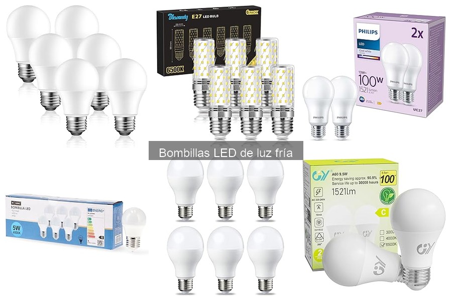 Comparativa: Bombillas LED de luz fría vs Incandescentes
