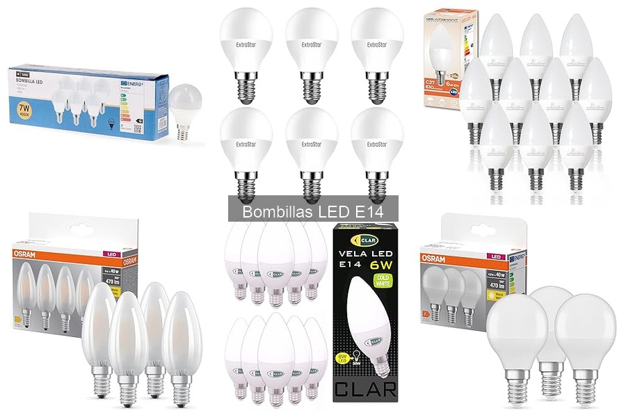 Comparativa: Bombillas LED E14 vs Incandescentes