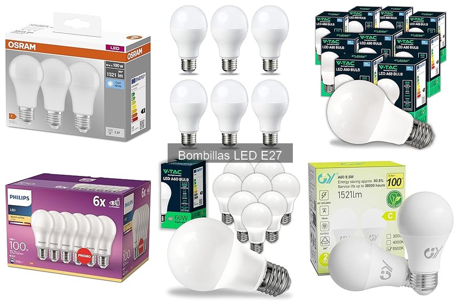 Comparativa: Bombillas LED E27 vs Incandescentes