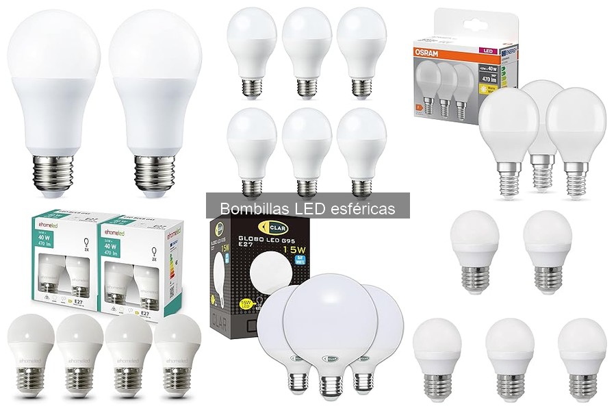 Comparativa: Bombillas LED Esféricas vs Incandescentes