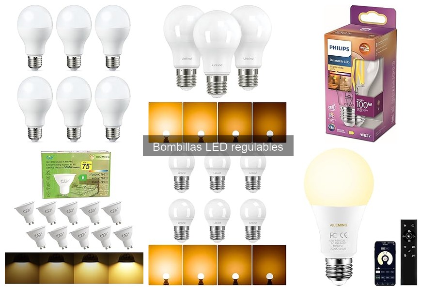 Comparativa: Bombillas LED Regulables vs. Bombillas Tradicionales