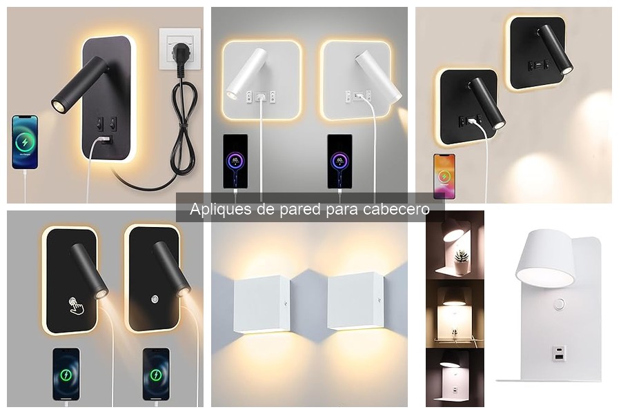 Comparativa de Apliques de Pared para Cabecero: Mejores Marcas