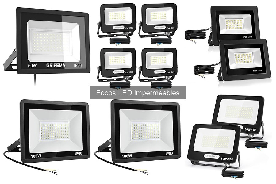 Comparativa de focos LED impermeables: marcas y precios