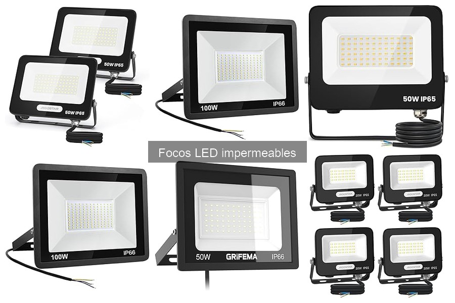 ** Comparativa de Focos LED Impermeables vs Tradicionales