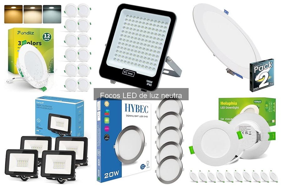 Comparativa de Focos LED: Luz Neutra vs Luz Cálida