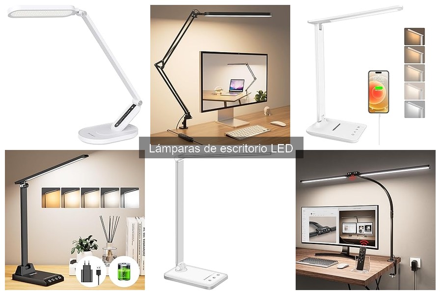 Comparativa de Lámparas de Escritorio LED vs Halógenas
