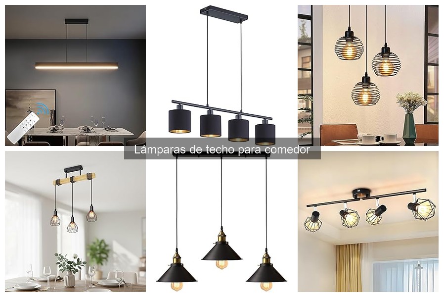 Comparativa de Lámparas de Techo para Comedor: Mejores Marcas