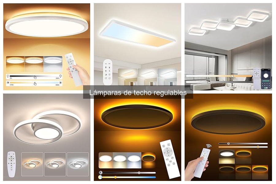 Comparativa de Lámparas de Techo Regulables: Mejores Marcas