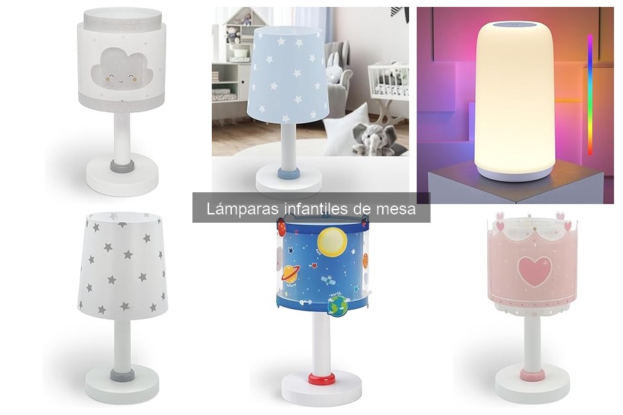Comparativa de Lámparas Infantiles de Mesa LED y Tradicionales