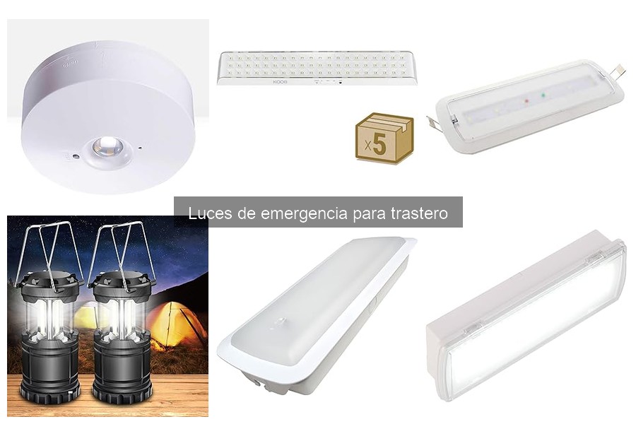 Comparativa de las Mejores Luces de Emergencia para Trastero