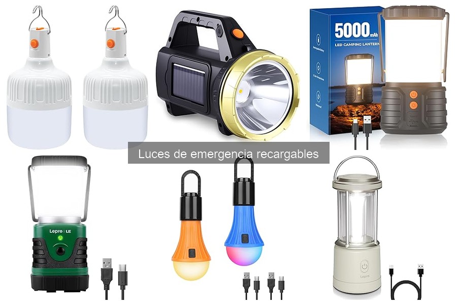 Comparativa de las mejores luces de emergencia recargables