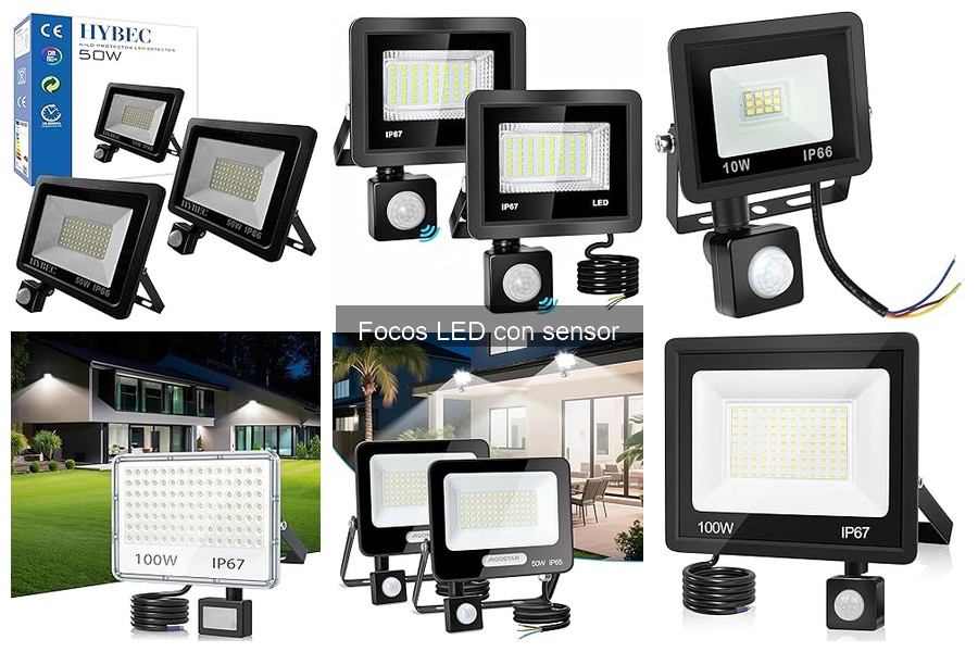 Comparativa de los mejores focos LED con sensor para exterior