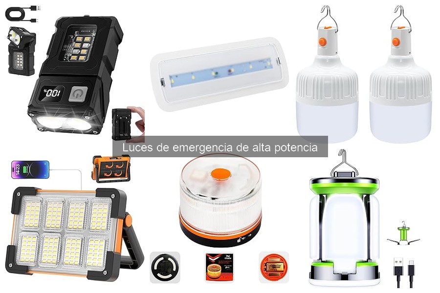 Comparativa de Luces de Emergencia de Alta Potencia