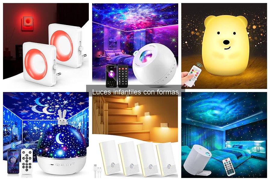 Comparativa de Luces Infantiles con Formas: Mejores Marcas