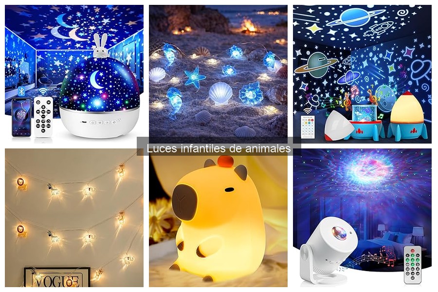 Comparativa de luces infantiles de animales: Mejores marcas
