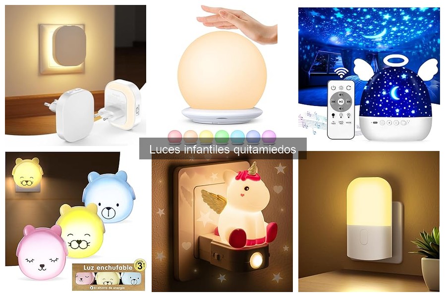 Comparativa de luces infantiles quitamiedos: LED, nocturnas, proyectoras