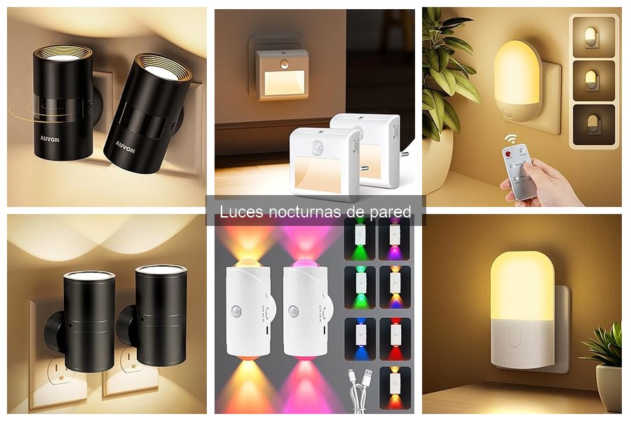 Comparativa de Luces Nocturnas de Pared: ¿Con o Sin Sensor?