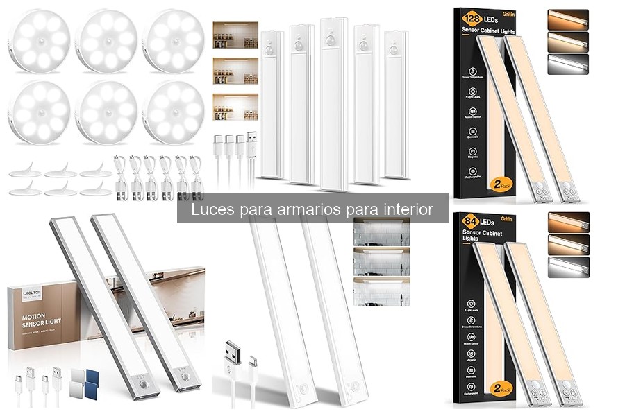 Comparativa de luces para armarios: con y sin sensor