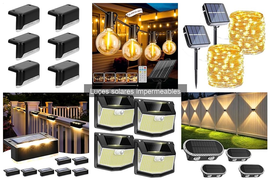 Comparativa de luces solares impermeables: AKTIVE vs Peasur vs TECKNET