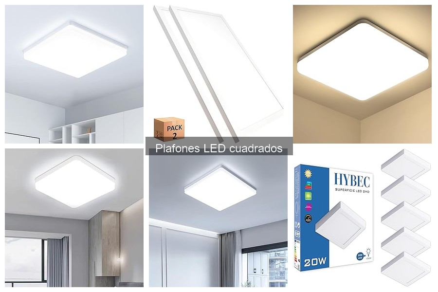 Comparativa de Plafones LED Cuadrados: Mejores Marcas 2023