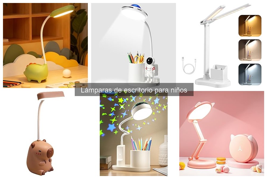Comparativa de precios de lámparas de escritorio para niños