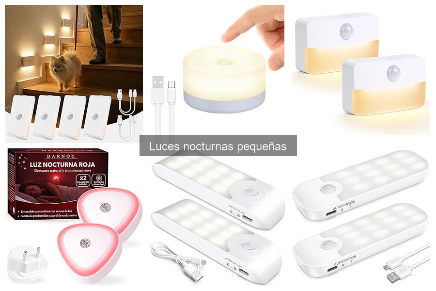 Comparativa de precios de luces nocturnas pequeñas en Amazon