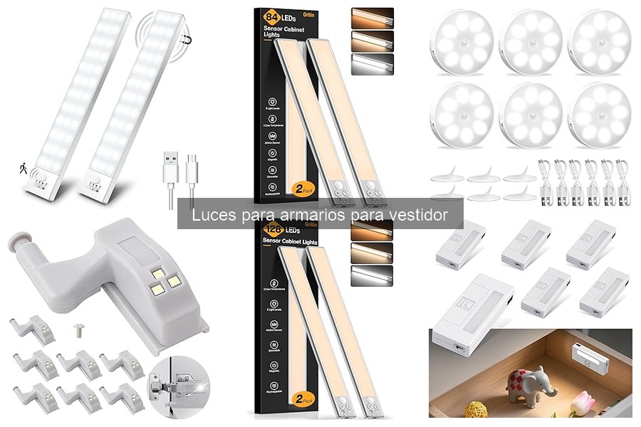 Comparativa de precios: luces para armarios y vestidores